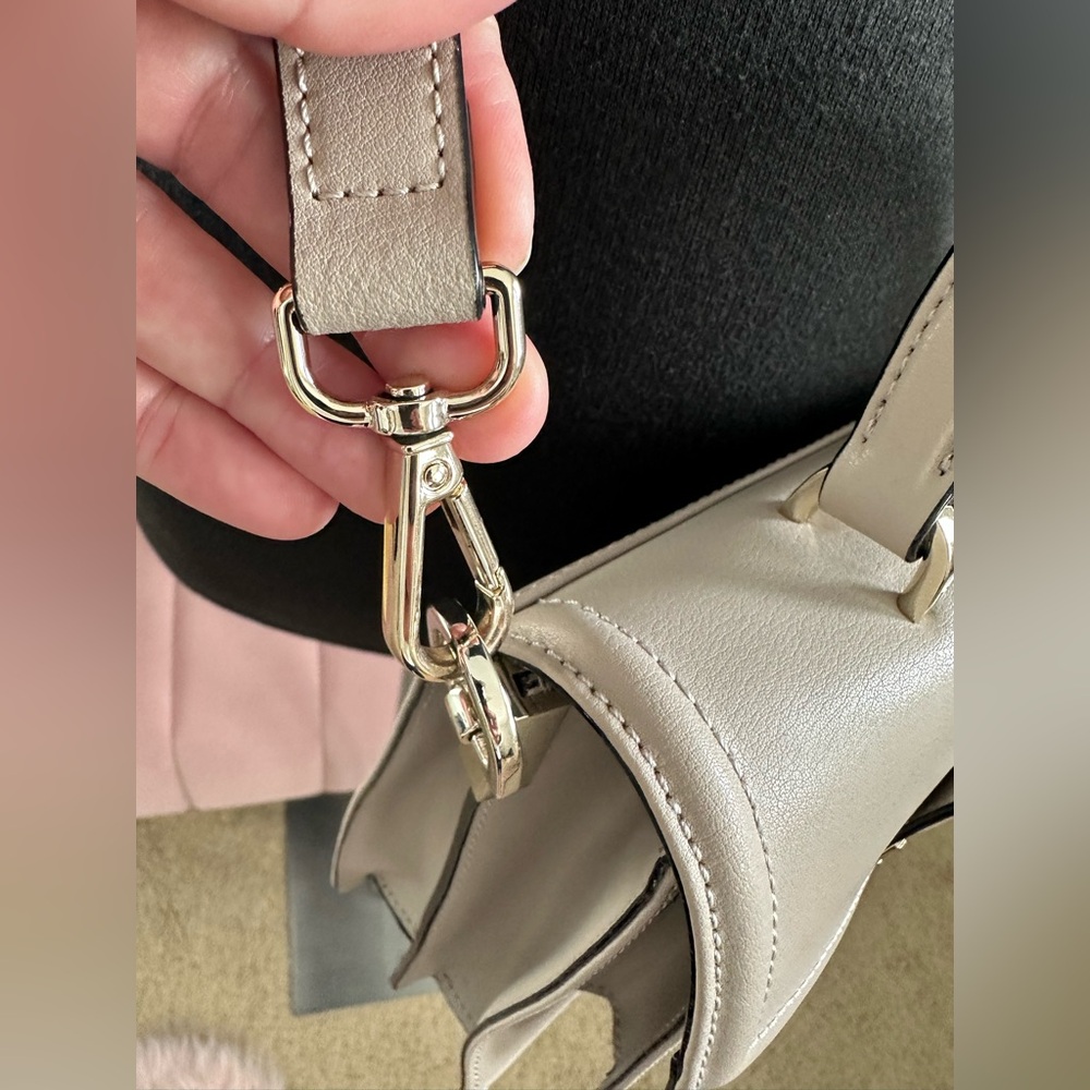 Ted Baker Grey Satchel with Crossbody Strap - Picture 9 of 12